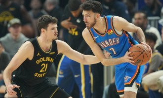 库里库明加缺战亚历山大30+7 雷霆狂胜残阵勇士37分